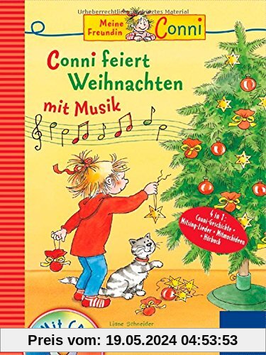Conni Musicalbuch: Conni feiert Weihnachten mit Musik: Buch mit CD